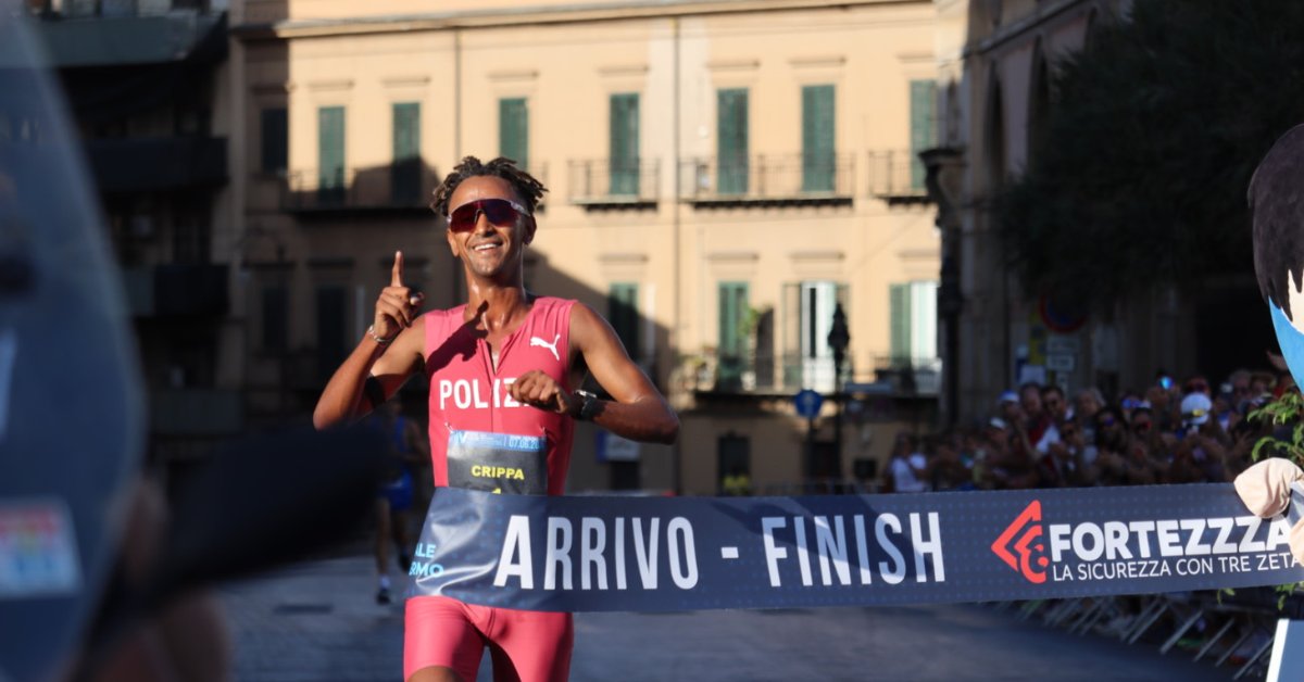 Su SudSport Trofeo della Legalità, Crippa domina a Palermo e firma il record della gara
