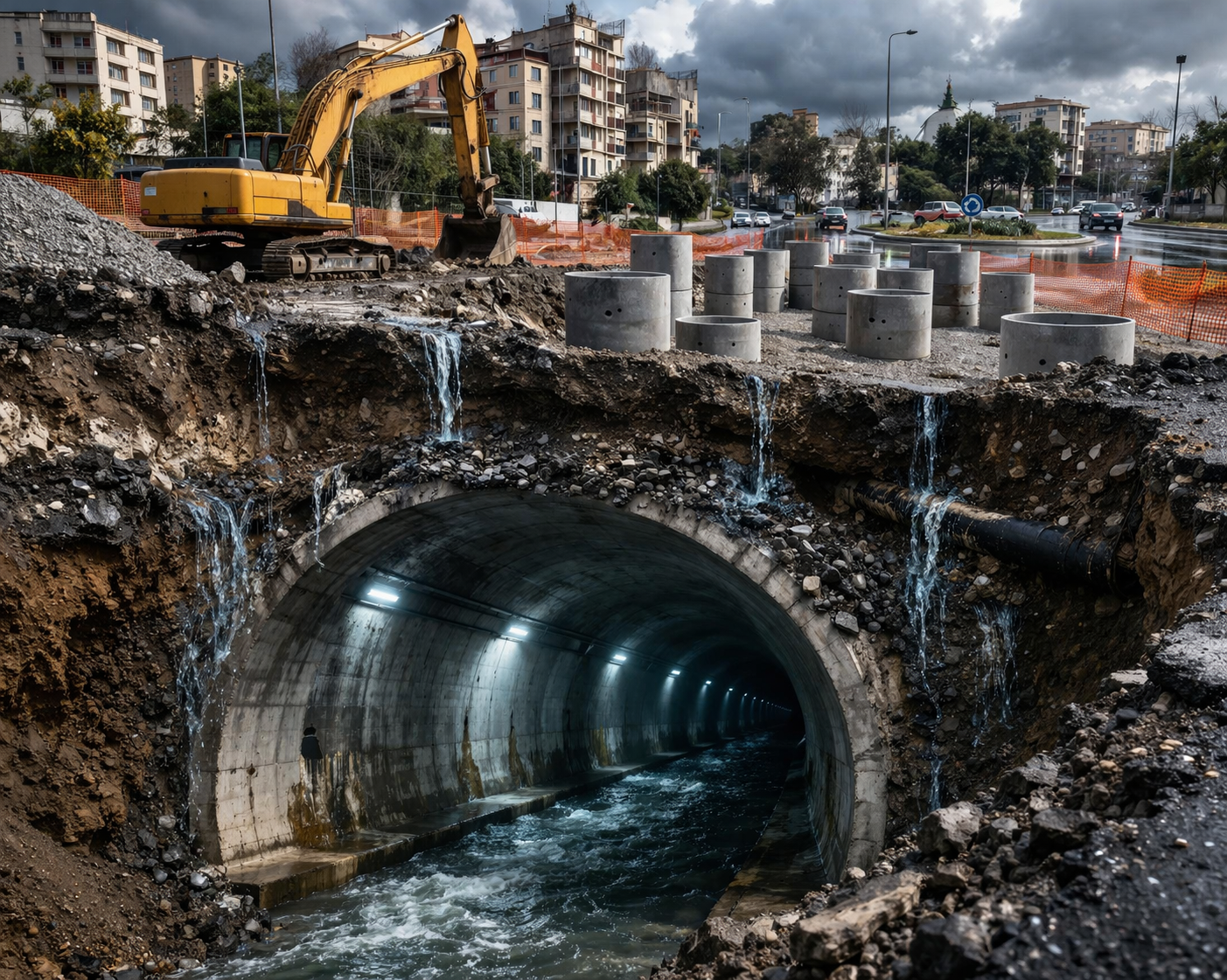 Tondo Gioeni, allarme rosso dell'ing. Tuccio D'Urso: il rain garden rischia di trasformarsi in una bomba urbana