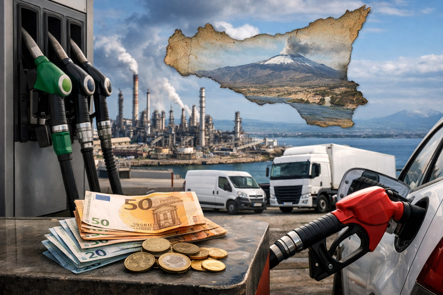 Su SudHiTech Carburanti alle stelle in Sicilia: guerra lontana, conto salatissimo per imprese e cittadini. Governi nazionale e regionale come al solito impreparati Su SudHiTech Carburanti alle stelle in Sicilia: guerra lontana, conto salatissimo per imprese e cittadini. Governi nazionale e regionale come al solito impreparati