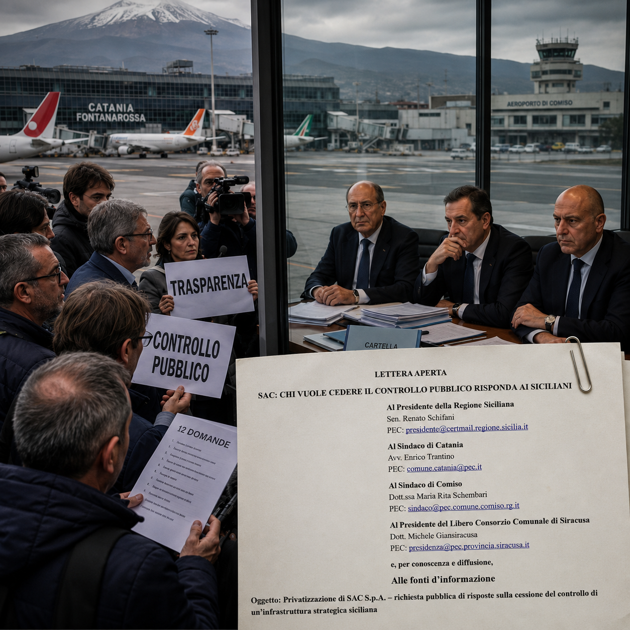 Privatizzazione SAC, alle Procure penali e contabili 12 domande ormai ineludibili