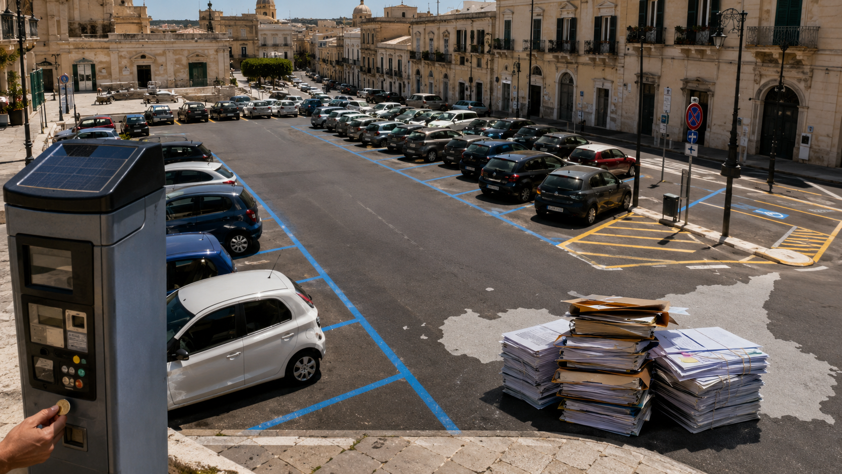 Su SudPalermo Parcheggi in Sicilia, la trasparenza finisce alle strisce blu