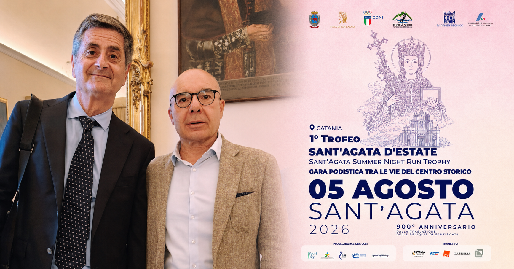 Su SudSport Catania corre per Sant&rsquo;Agata: il 5 agosto il primo Trofeo d&rsquo;Estate
