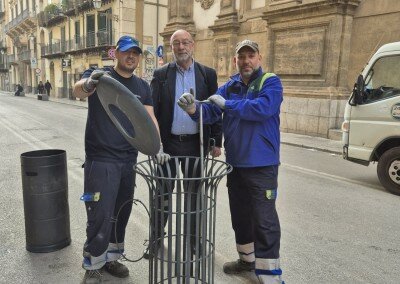 Su SudPALERMO la disfida dei cestini