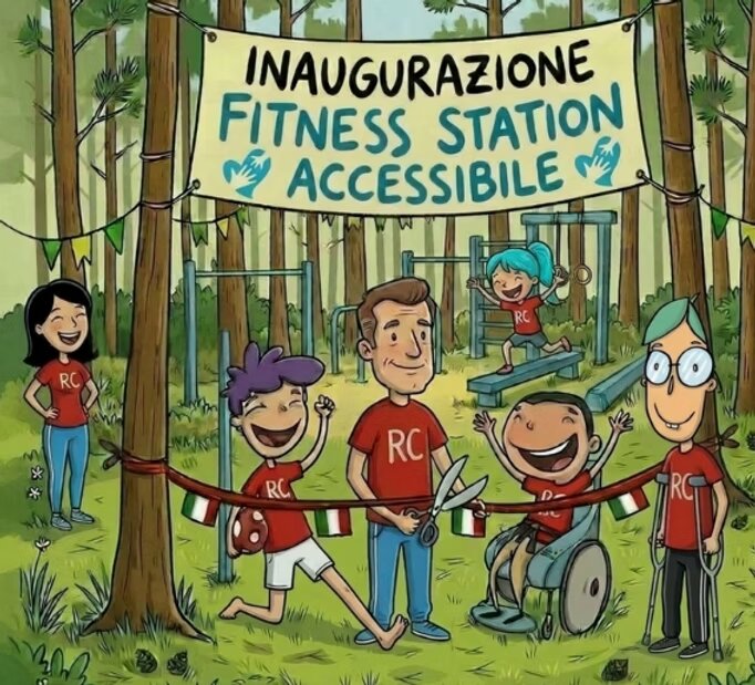 Nasce la prima fitness station inclusiva sostenuta dalla Fondazione Mazzola