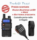 radio-baofeng-uv5r-uvf-uhf-microfono-da-spalla-batteria-di-scorta-custodia