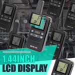 PNI PMR R45 PRO – Radio Ricetrasmittente PMR446 0.5W, 99 Canali, 38 CTCSS, 104 DCS, VOX, Display LCD, Batteria 2000mAh, Portata Fino A 8km