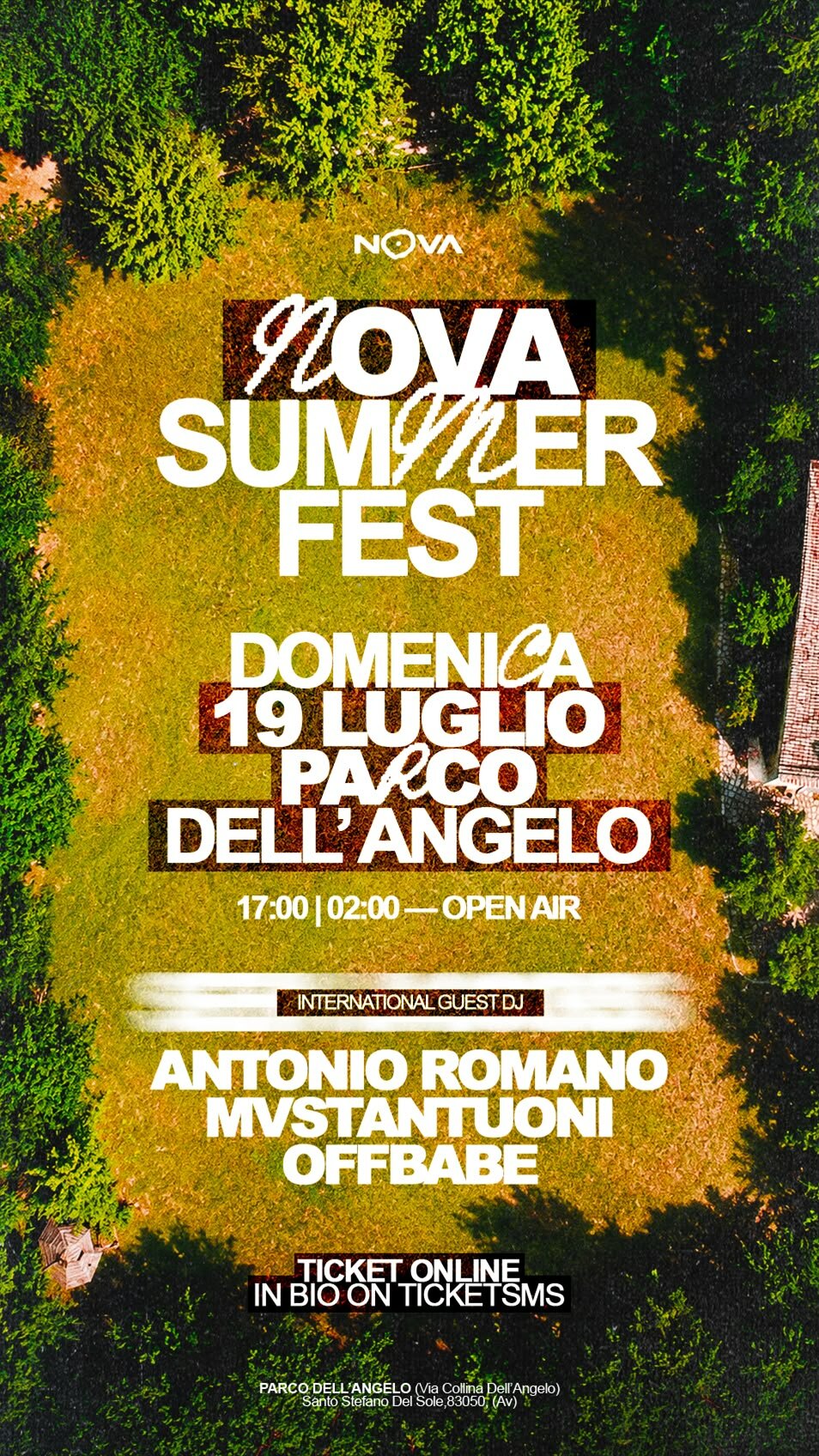 Santo Stefano del Sole si prepara ad accogliere il debutto del NOVA Summer Festival