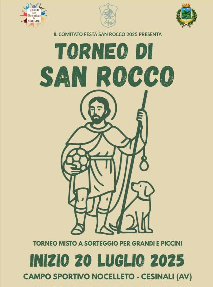 Prende il via il Torneo di San Rocco a Cesinali: scendono in campo passione, sport e tradizione