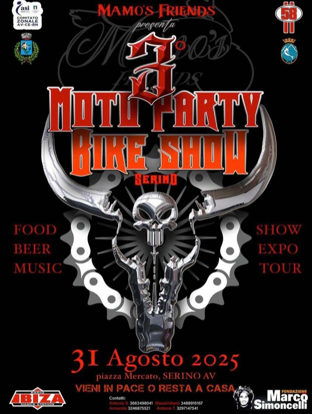 Serino si prepara al rombo dei motori: al via il 3° Moto Party Bike Show