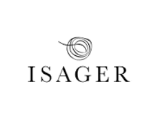 Logo Isager, marchio di filati