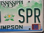 targa-auto-originale-stato-mississippi-fiore-di-magnolia-piccolo-serie-20032008-600spr