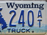 targa-auto-originale-stato-wyoming-serie-truck-240-serie-19921999