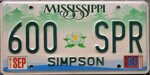 targa-auto-originale-stato-mississippi-fiore-di-magnolia-piccolo-serie-20032008-600spr