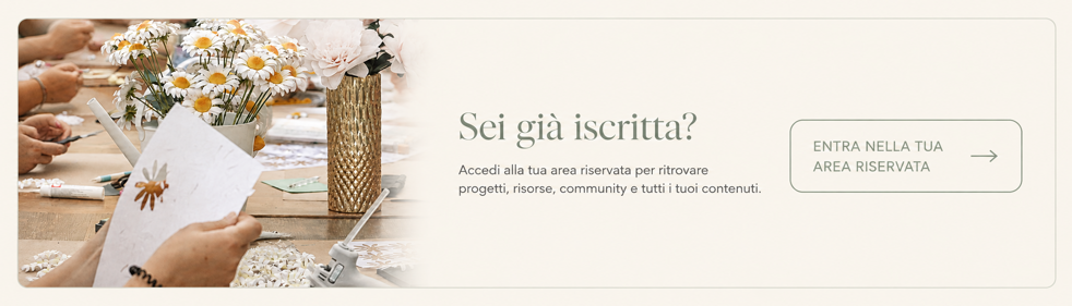 fascia sito sei già iscritta alla membership
