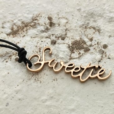 Gioielli Indelebilis *Ciondolo Sweetie* in bronzo . Urban Slivers Design