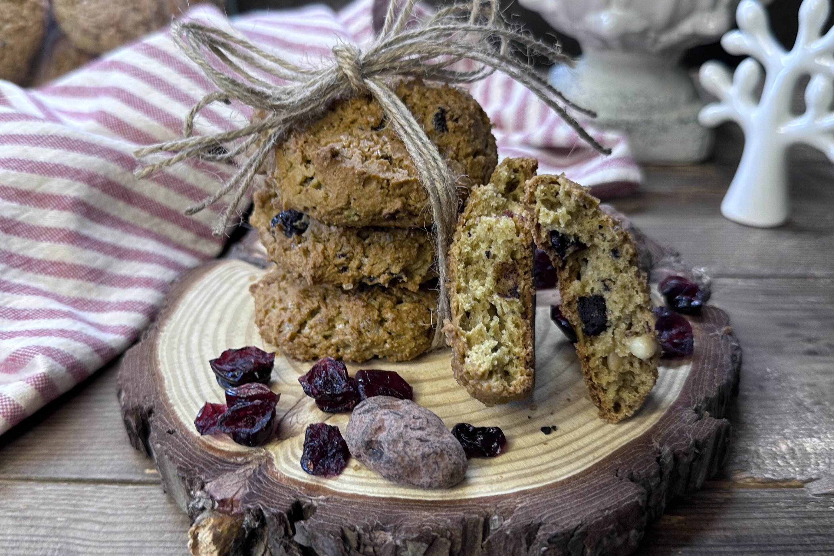 Biscotti avena e avocado senza uova, burro e olio