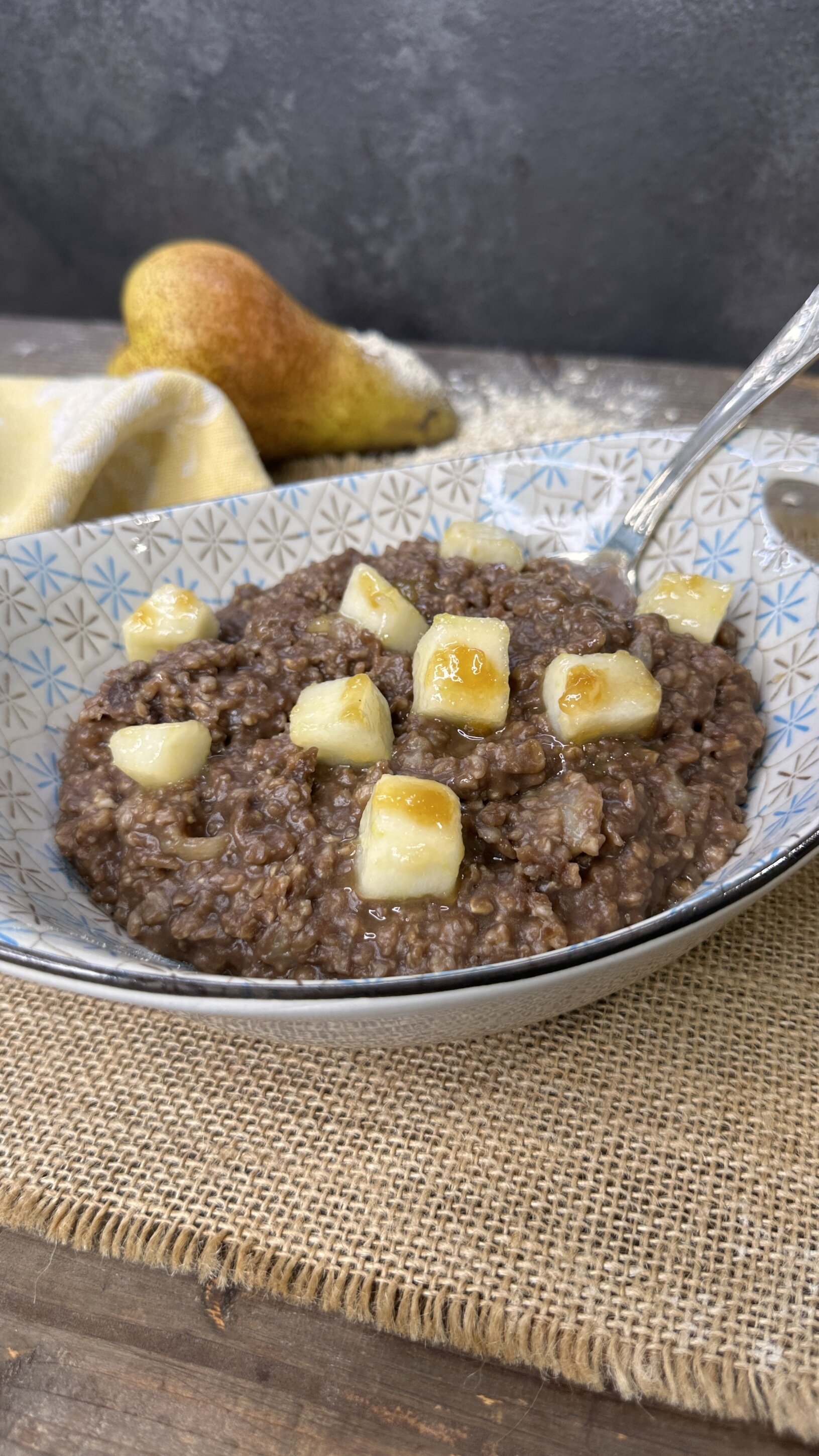 Porridge con le pere