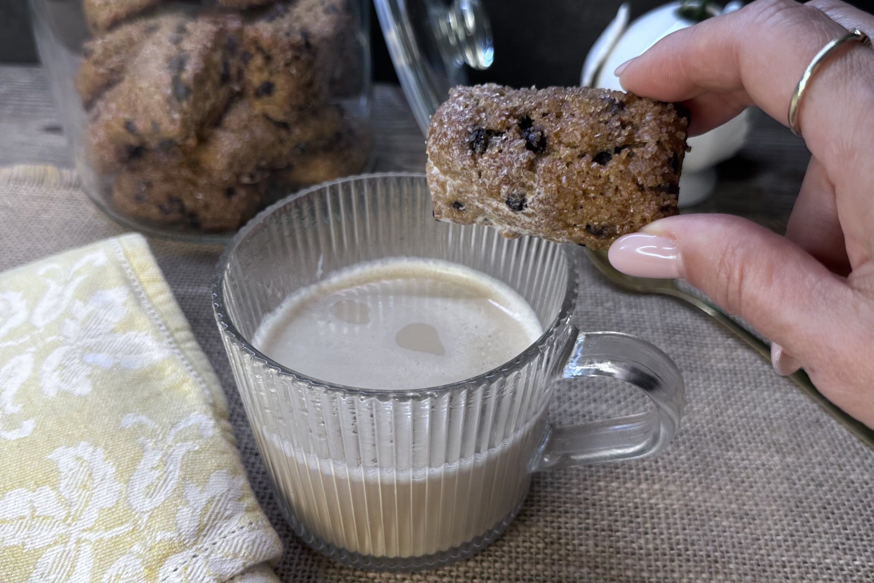 Biscotti da inzuppo ai cereali e banane