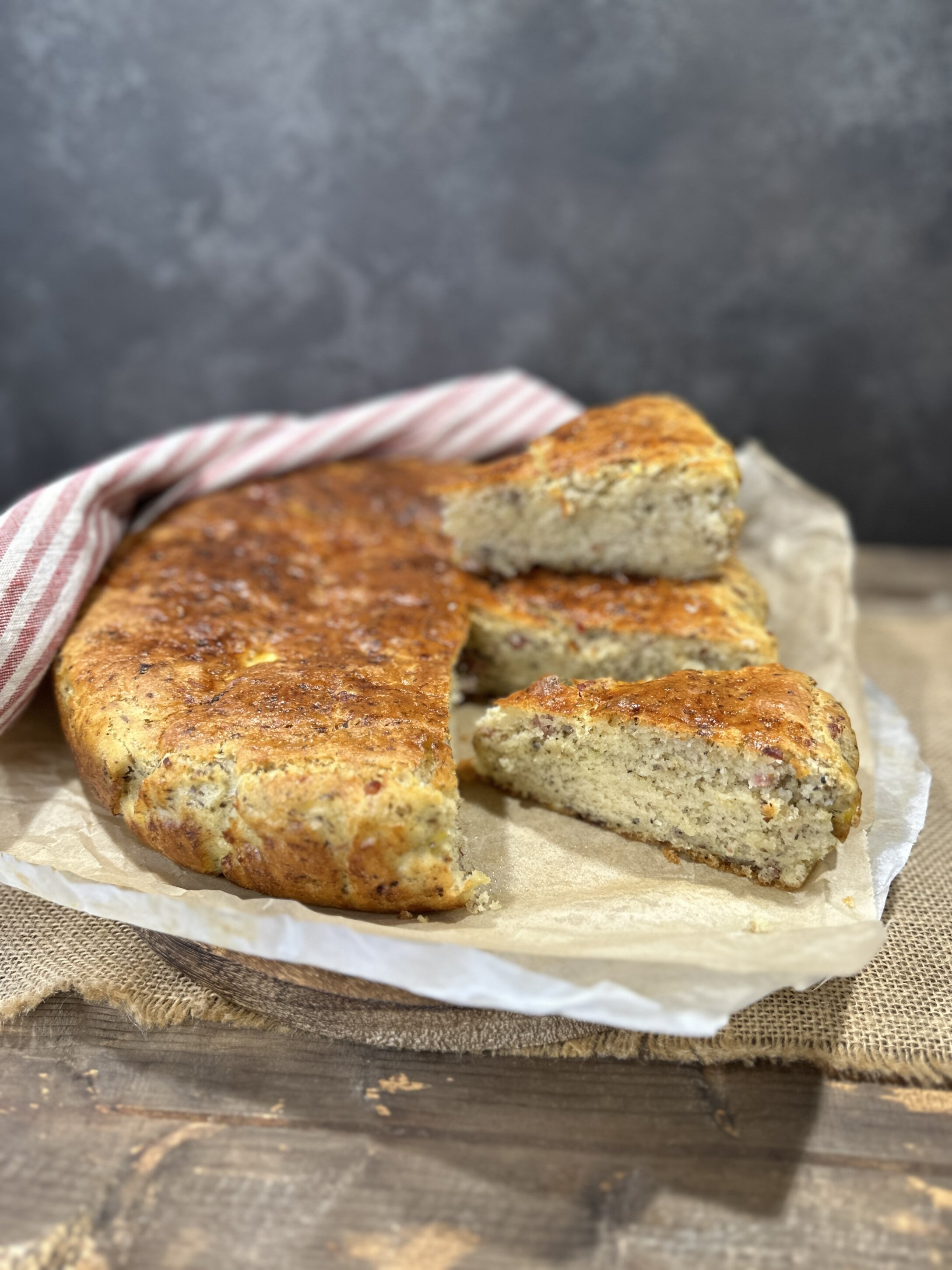 Pan brioche funghi e speck