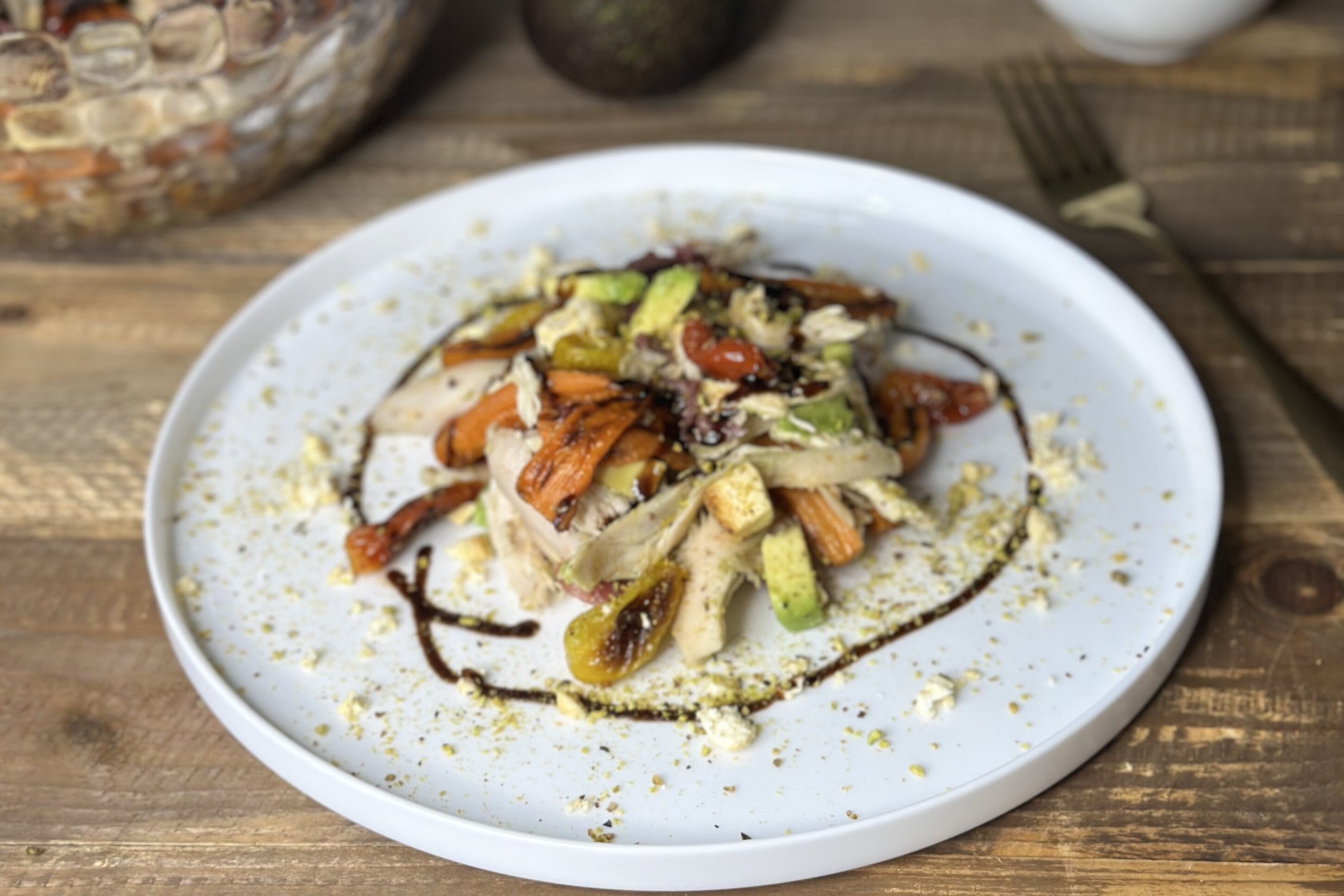 Insalata di pollo ricca e gustosa Insalata di pollo ricca e gustosa
