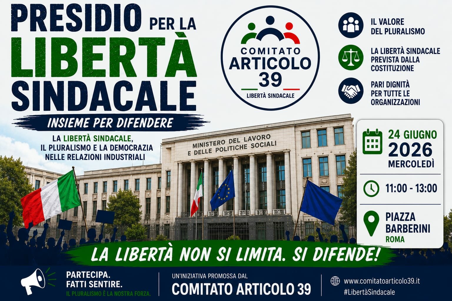 MANIFESTO CONTRO IL MONOPOLIO DELLA RAPPRESENTANZA E PER LA LIBERTÀ SINDACALE