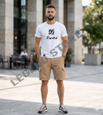 kit-composto-da-shirt-square-bianco-e-bermuda-cargo-beige