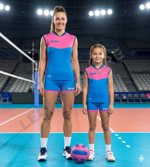 light-rosyal-pink-fluo-kit-sara-zeus-completino-volley-donna-sconto-quantita-10