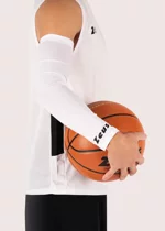 bianco-manicotti-zeus-running-calcio-volley-tennis-padel-basket