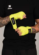 bendaggio-giallo-fluo-elastica-sottoguanto-zeus-boxe-fit-boxe