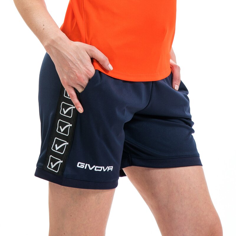 blu PANTALONCINO POLY BAND givova !l !xl !2xl !3xl
