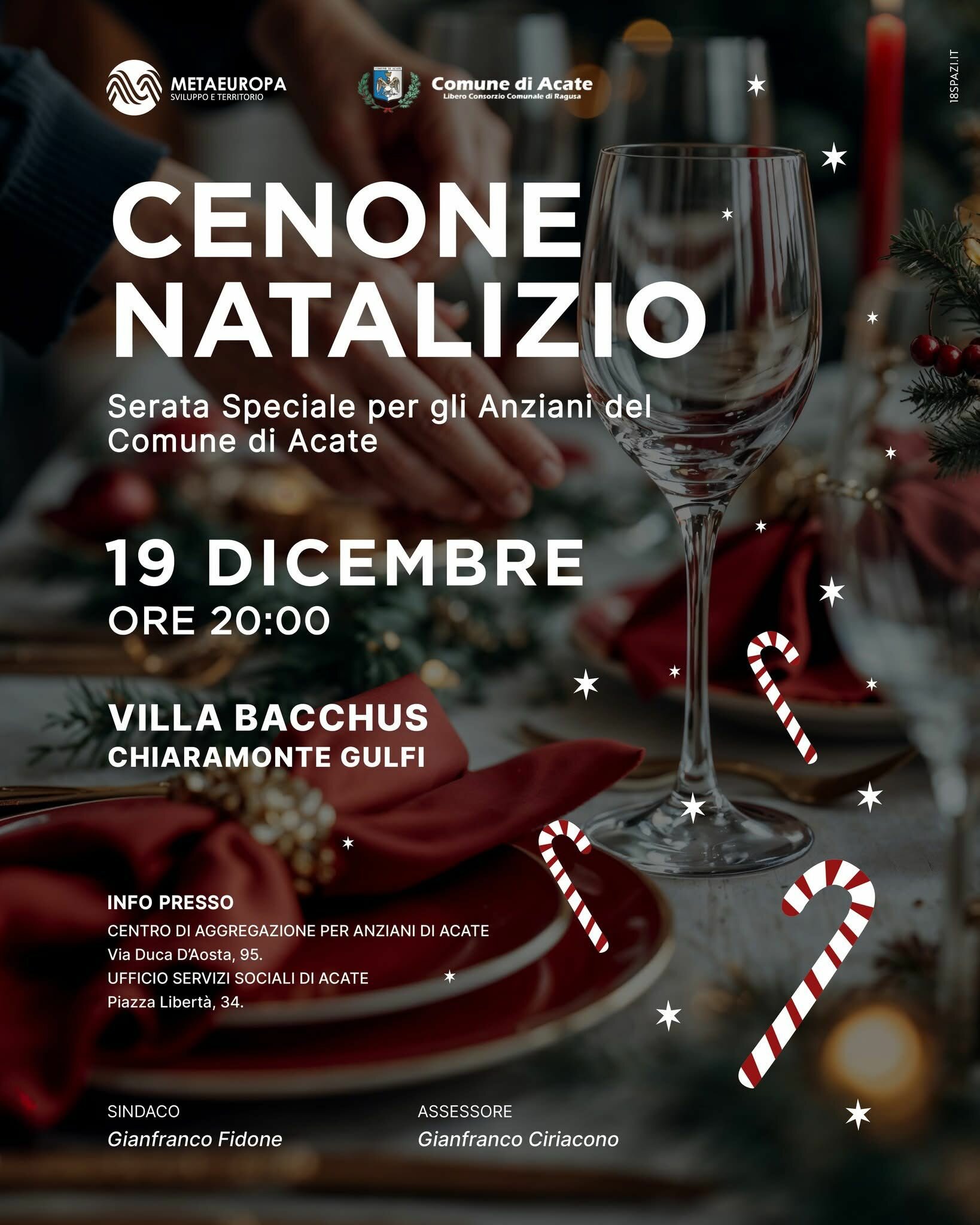 Il Cenone Natalizio della Cooperativa Sociale Metaeuropa