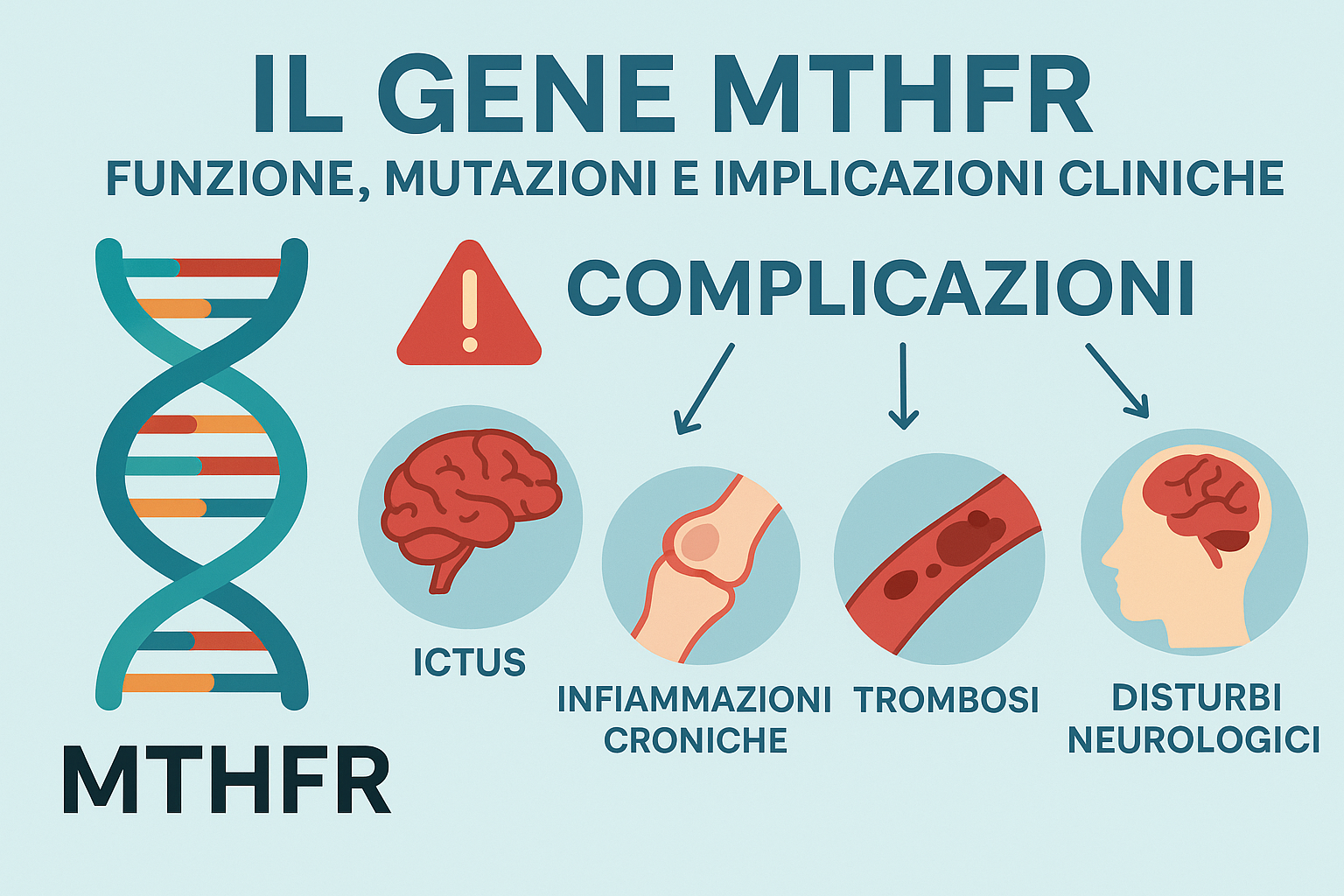 Il Gene MTHFR: Funzione, Mutazioni e Implicazioni Cliniche Il Gene MTHFR: Funzione, Mutazioni e Implicazioni Cliniche