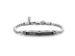 bracciale-uomo-piastrina-e-acciaio-brunito-4ubr8017-4us-cesare-paciotti