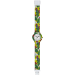 orologio-unisex-32-millimetri-solo-tempo-bianco-e-silicone-bianco-con-fiori-jungle-fever-hwu0783-hip-hop