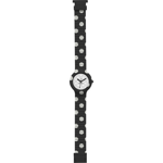 orologi-unisex-32-millimetri-solo-tempo-bianco-a-pois-e-tessuto-e-silicone-nero-e-bianco-pois-hwu0421-hip-hop