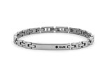 bracciale-uomo-piastrina-acciaio-e-cristallo-nero-4ubr7953-4us-cesare-paciotti