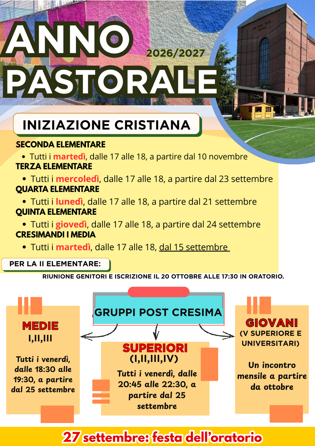 anno pastorale 20262027