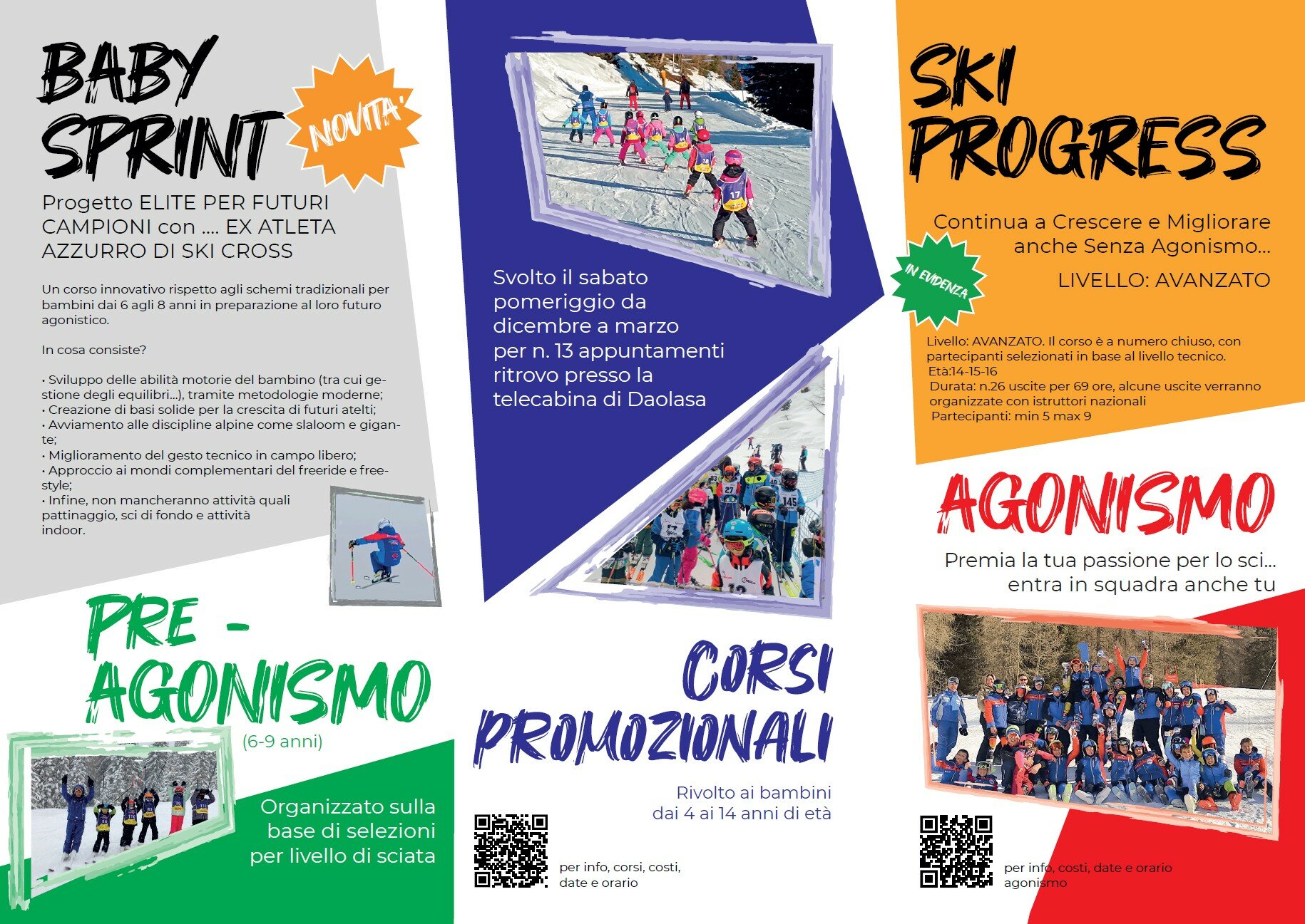 Iscrizioni aperte! Tante novità e nuovi corsi per la stagione 🎿
