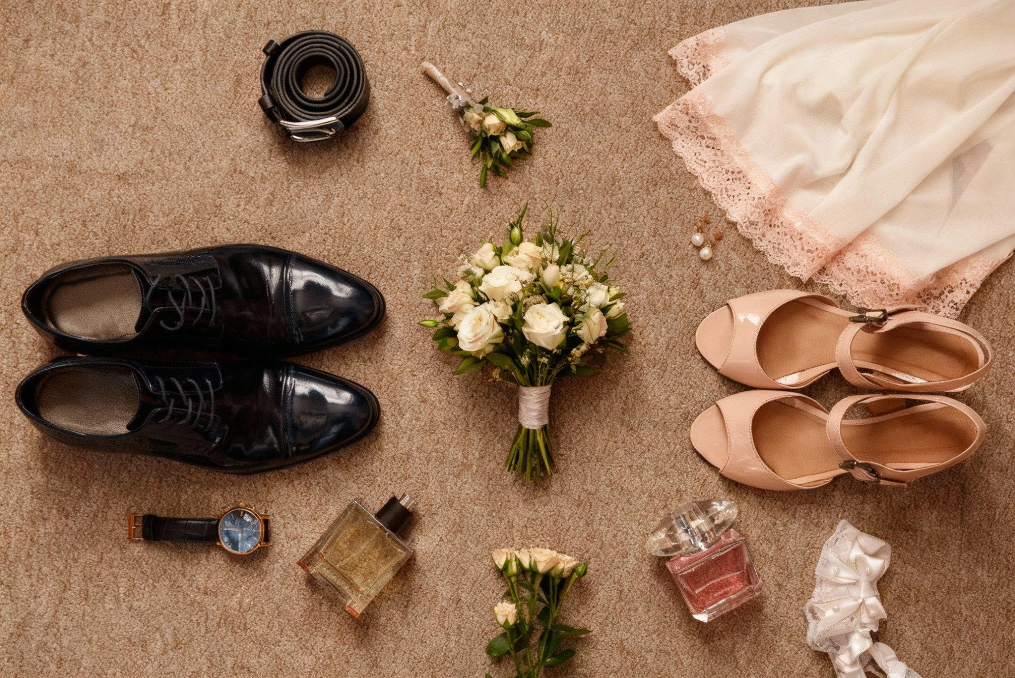 Accessori e dettagli della sposa e dello sposo che non passano mai di moda
