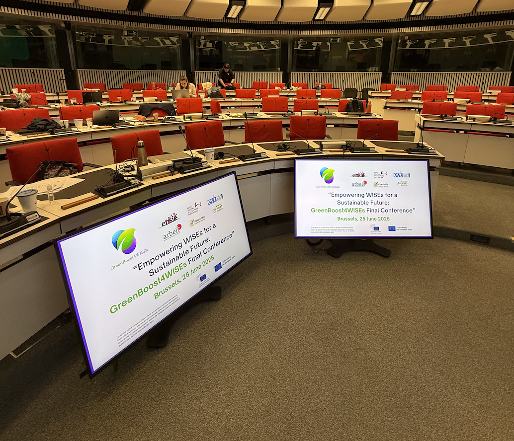 GreenBoost4WISEs: a Bruxelles l’evento finale del progetto europeo che rafforza il ruolo delle imprese sociali nella transizione ecologica