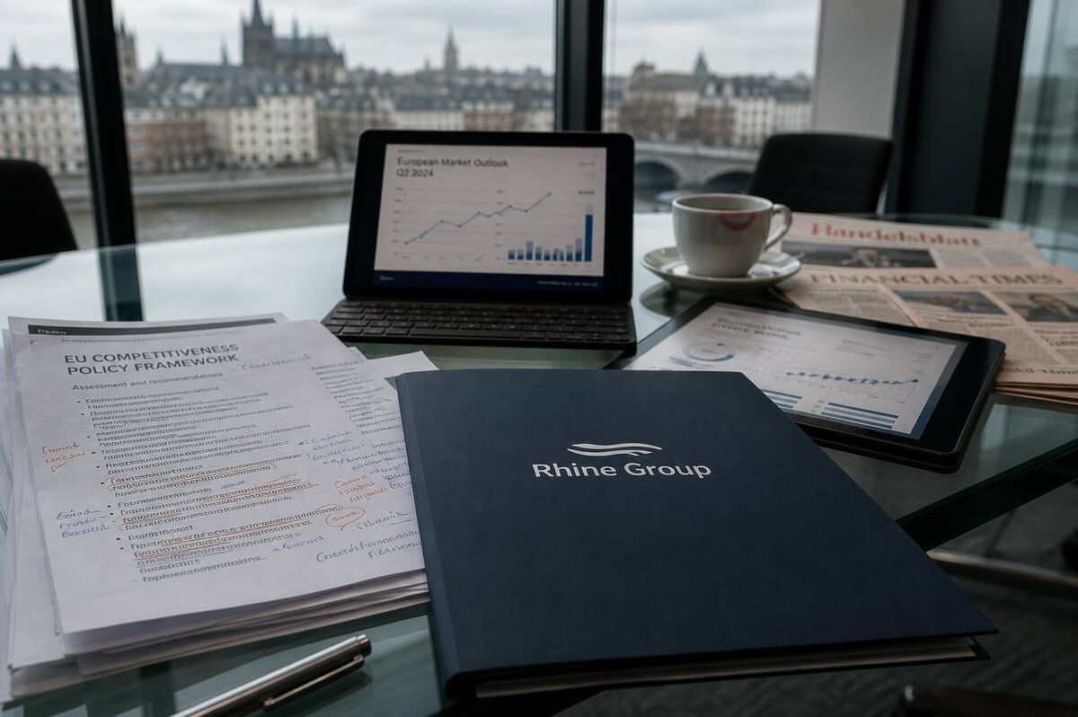 Mario Draghi Form Rhine Group Coalition to Target Europe’s Delivery Gap