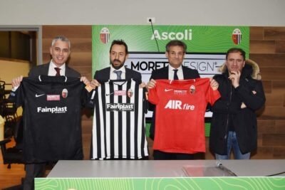 Presentazione della partnership tra Moretti Design e Ascoli Calcio