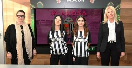 Fainplast sostiene il settore giovanile femminile dell’Ascoli Calcio
