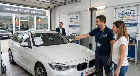 accompagnamento clienti presso venditore auto belgio