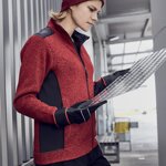 ladies-knitted-workwear-fleece-jacket