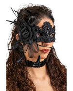 maschera-nera-in-pizzo-con-strass