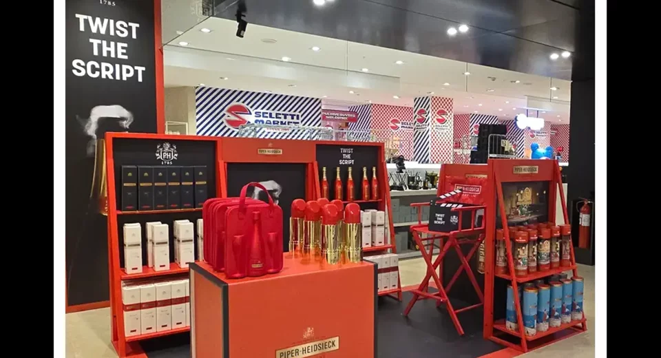 Pop-Up Piper Heidsieck a La Rinascente Roma