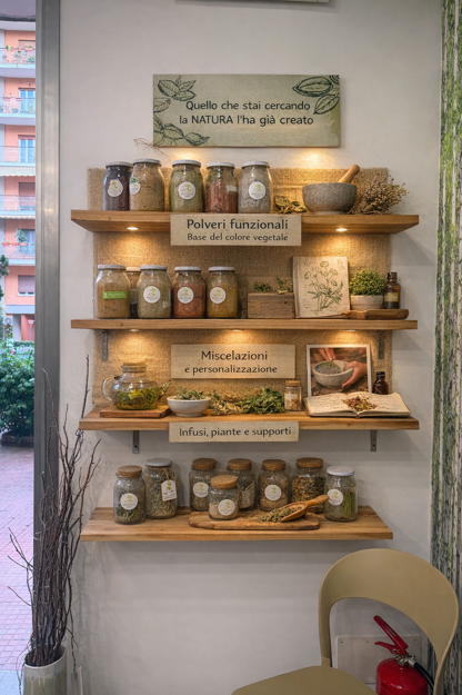 Henne ed erbe tintorie a Palermo