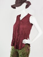 top-cotone-plisse-bordeaux