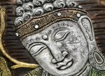 decorazione-buddha-grande-argento